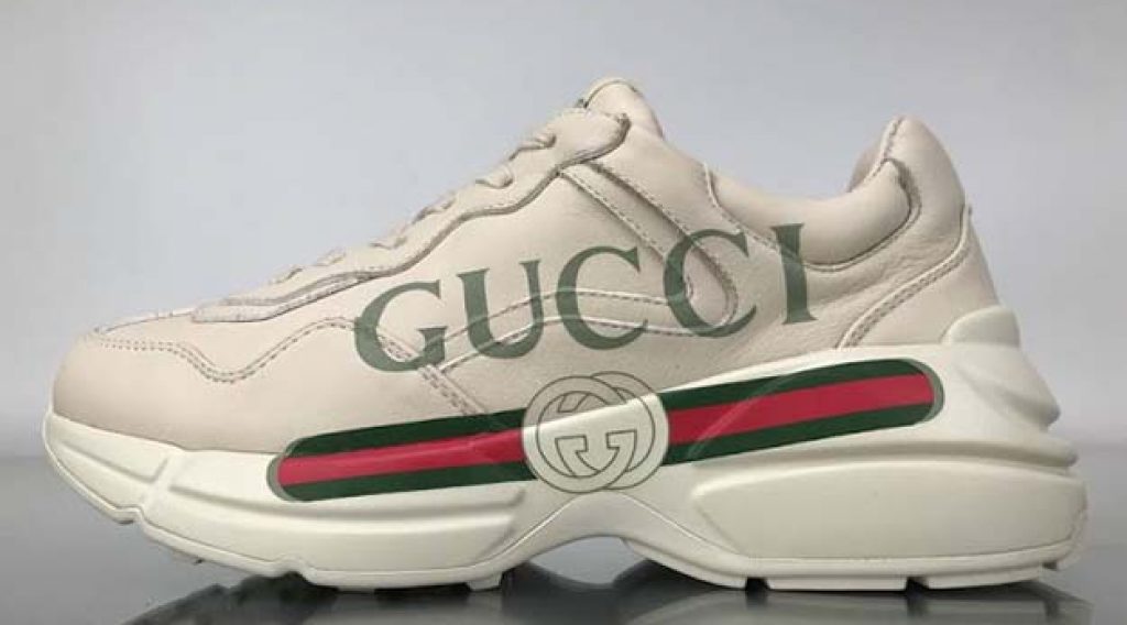 Phân biệt bằng chi tiết trên sản phẩm giày Gucci real và fake