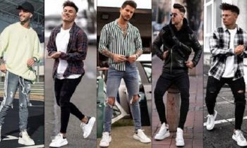 Phối đồ giày Mcqueen với quần jeans